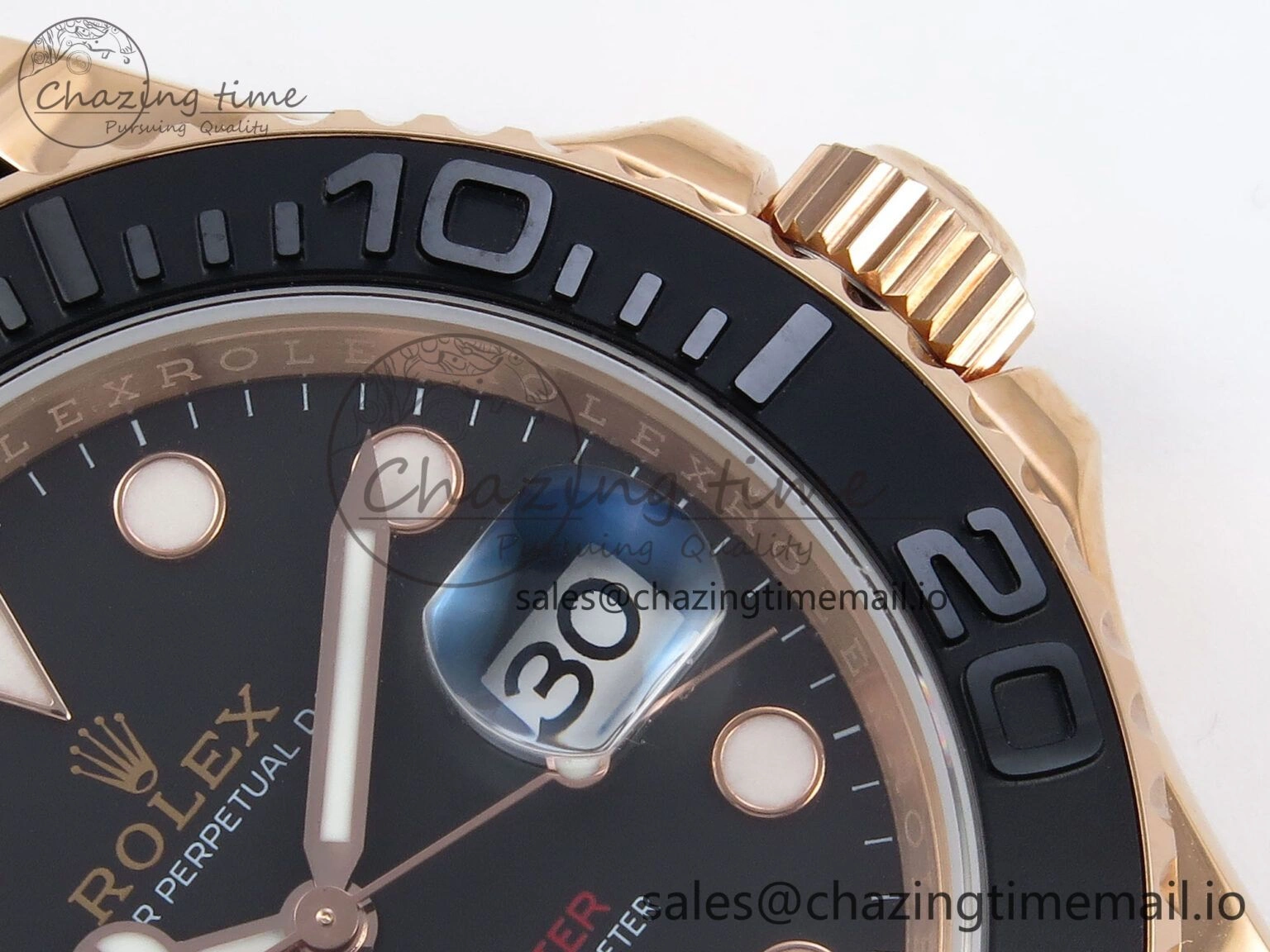 FashionForward Yacht-Master 40mm 126655 EWEF Best Edition Black Dial on Oysterflex Strap A 787