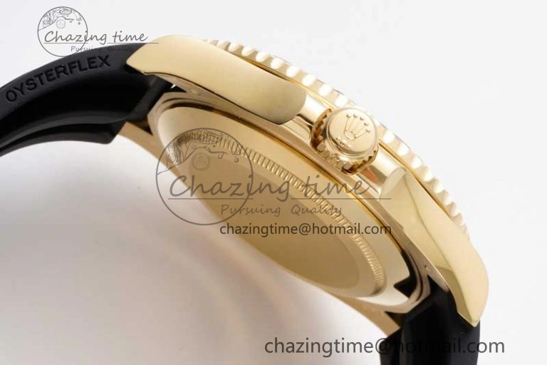 Fashionable Yacht-Master 42mm 226658 CLEAN 1:1 Best Edition Black Ceramic Bezel on Oysterflex Strap VR 2007