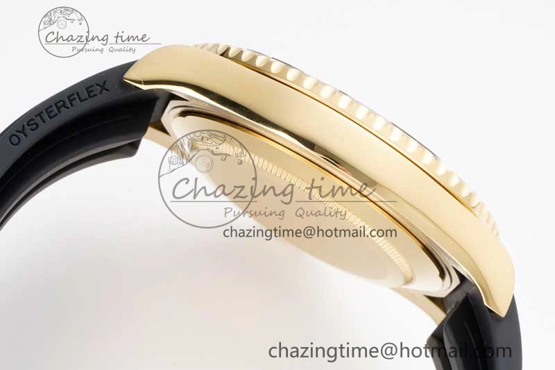 Fashionable Yacht-Master 42mm 226658 CLEAN 1:1 Best Edition Black Ceramic Bezel on Oysterflex Strap VR 2007