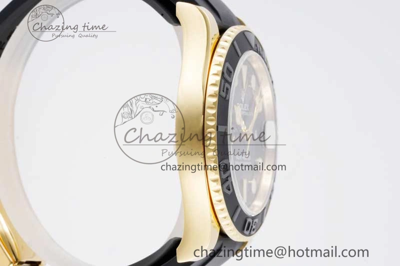 Fashionable Yacht-Master 42mm 226658 CLEAN 1:1 Best Edition Black Ceramic Bezel on Oysterflex Strap VR 2007