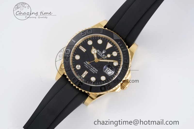 Fashionable Yacht-Master 42mm 226658 CLEAN 1:1 Best Edition Black Ceramic Bezel on Oysterflex Strap VR 2007
