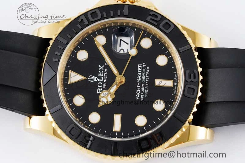 Fashionable Yacht-Master 42mm 226658 CLEAN 1:1 Best Edition Black Ceramic Bezel on Oysterflex Strap VR 2007