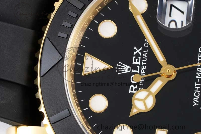 Fashionable Yacht-Master 42mm 226658 CLEAN 1:1 Best Edition Black Ceramic Bezel on Oysterflex Strap VR 2007
