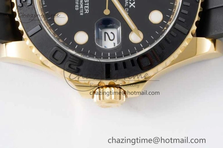 Fashionable Yacht-Master 42mm 226658 CLEAN 1:1 Best Edition Black Ceramic Bezel on Oysterflex Strap VR 2007