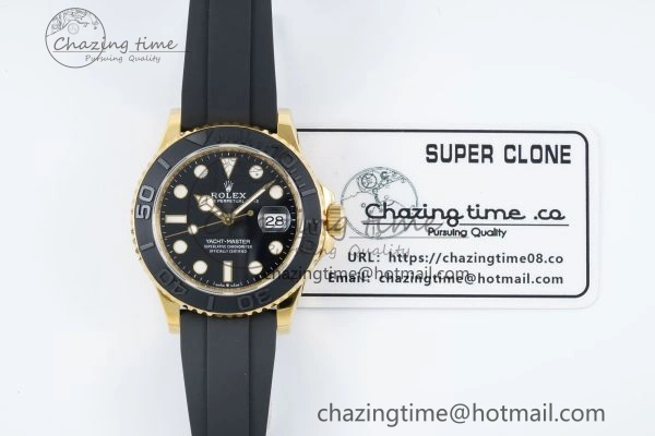 Yacht-Master 42mm 226658 VSF 1:1 Best Edition 3D Black Ceramic Bezel on Black Rubber Strap VS GoAnywhere 2097