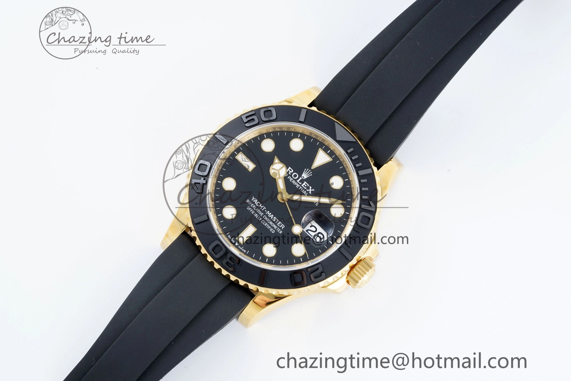 Yacht-Master 42mm 226658 VSF 1:1 Best Edition 3D Black Ceramic Bezel on Black Rubber Strap VS GoAnywhere 2097