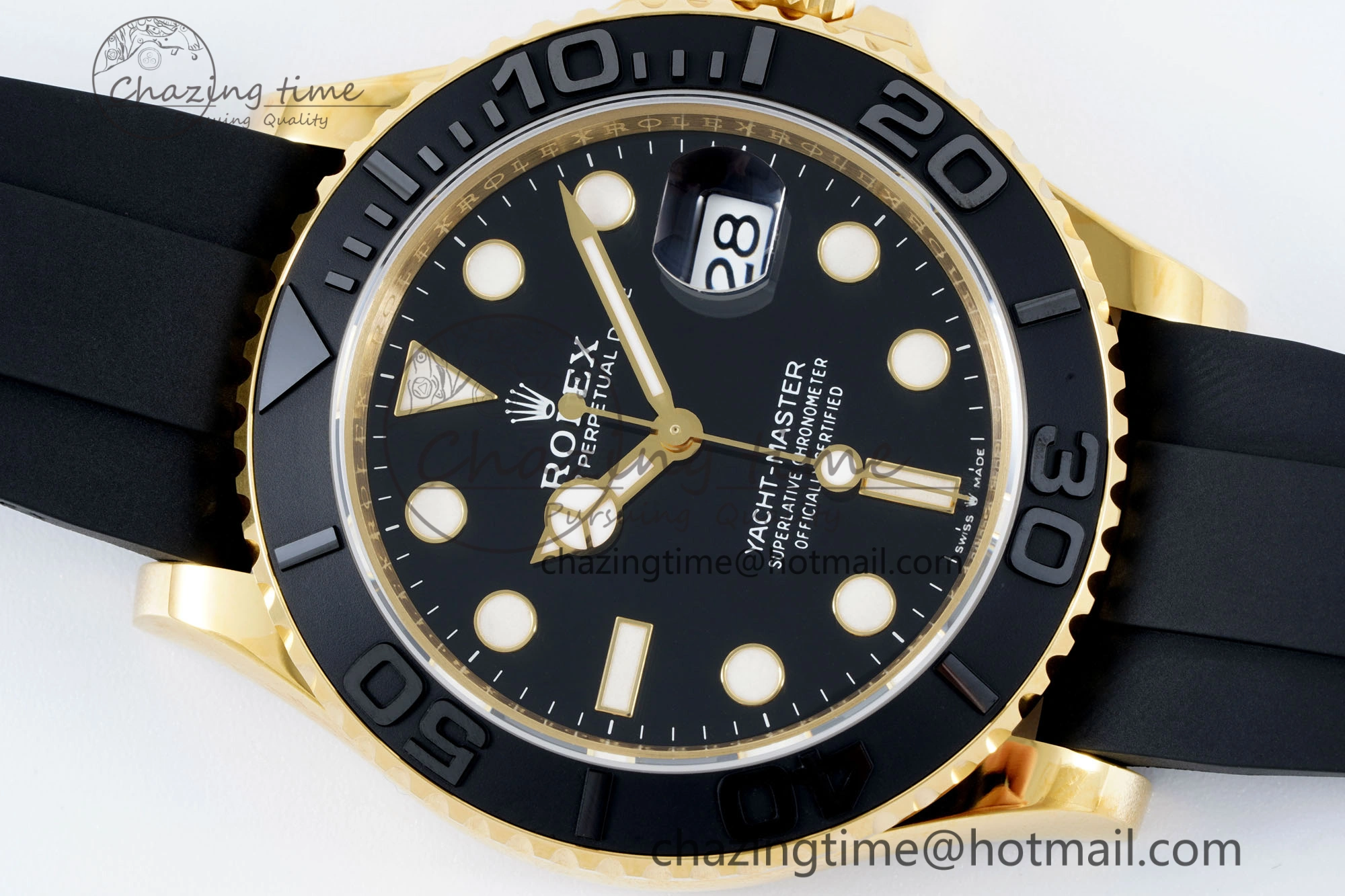 Yacht-Master 42mm 226658 VSF 1:1 Best Edition 3D Black Ceramic Bezel on Black Rubber Strap VS GoAnywhere 2097