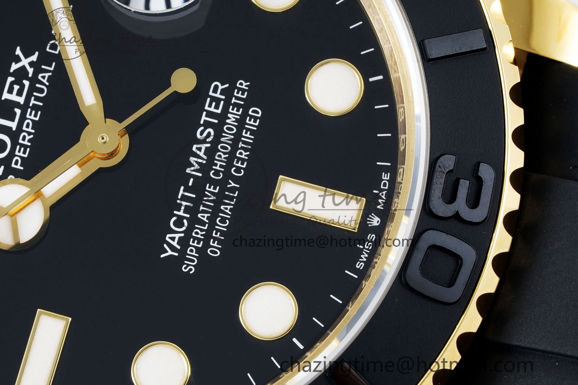 Yacht-Master 42mm 226658 VSF 1:1 Best Edition 3D Black Ceramic Bezel on Black Rubber Strap VS GoAnywhere 2097