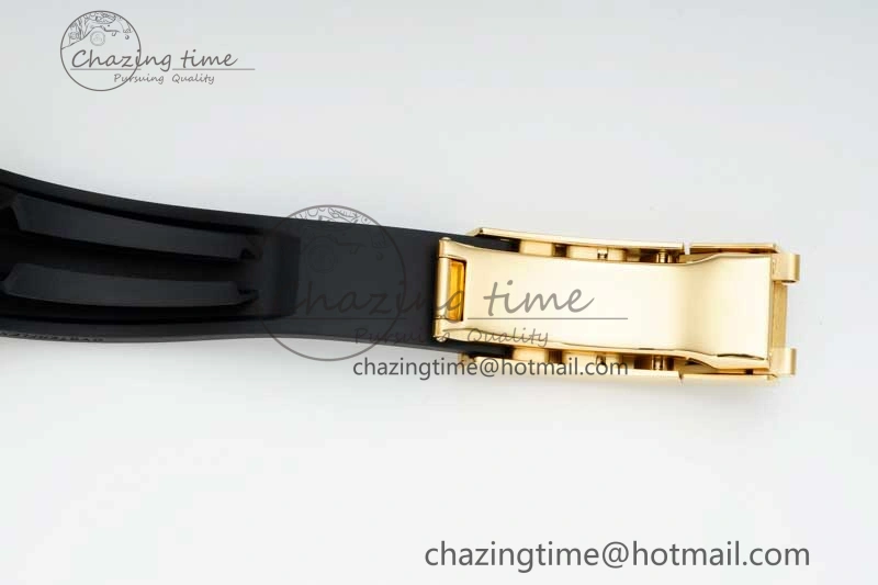 Yacht-Master 42mm 226658 YG 3EF 1:1 Best Edition 3D Black Ceramic Bezel on Oysterflex Strap VR Tailored 2303