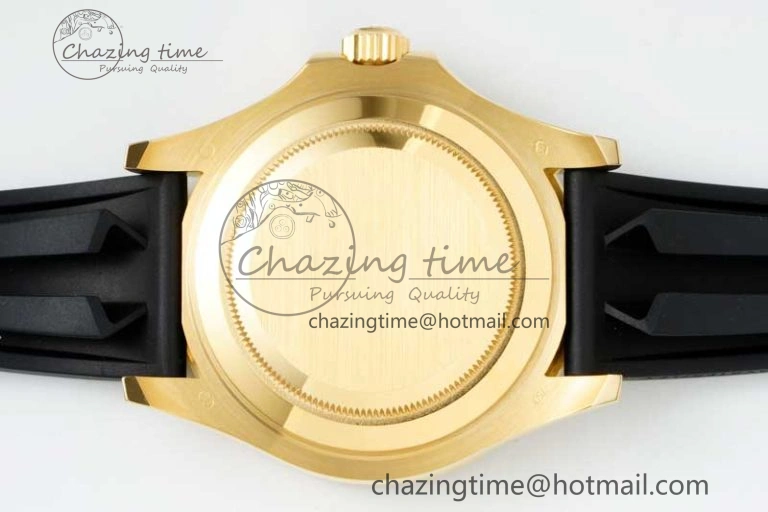 Yacht-Master 42mm 226658 YG 3EF 1:1 Best Edition 3D Black Ceramic Bezel on Oysterflex Strap VR Tailored 2303