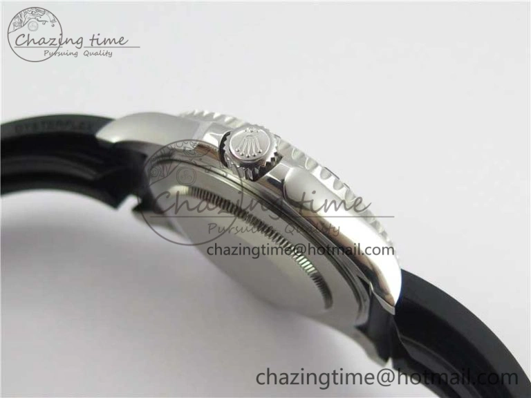 Yacht-Master 42mm 226659 Bp Maker 1:1 Best Edition 3D Black Ceramic Bezel on Black Rubber Strap SA Affordable 3144