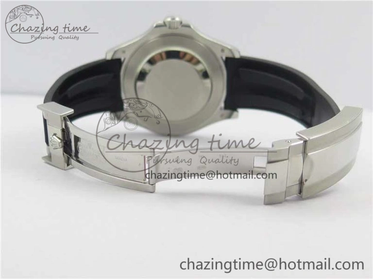 Yacht-Master 42mm 226659 Bp Maker 1:1 Best Edition 3D Black Ceramic Bezel on Black Rubber Strap SA Affordable 3144