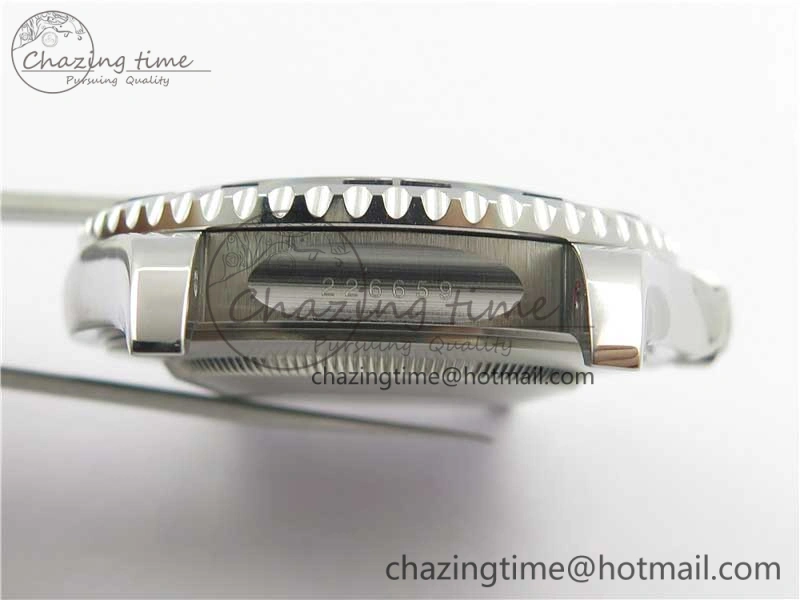 Yacht-Master 42mm 226659 Bp Maker 1:1 Best Edition 3D Black Ceramic Bezel on Black Rubber Strap SA Affordable 3144