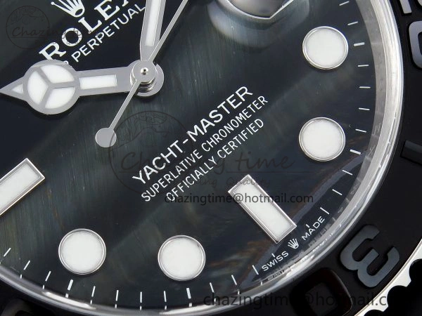 RelaxedFit Yacht-Master 42mm 226659 Clean 1:1 Best Edition Falcon’s Eye Dial on Black Rubber Strap VR 1744