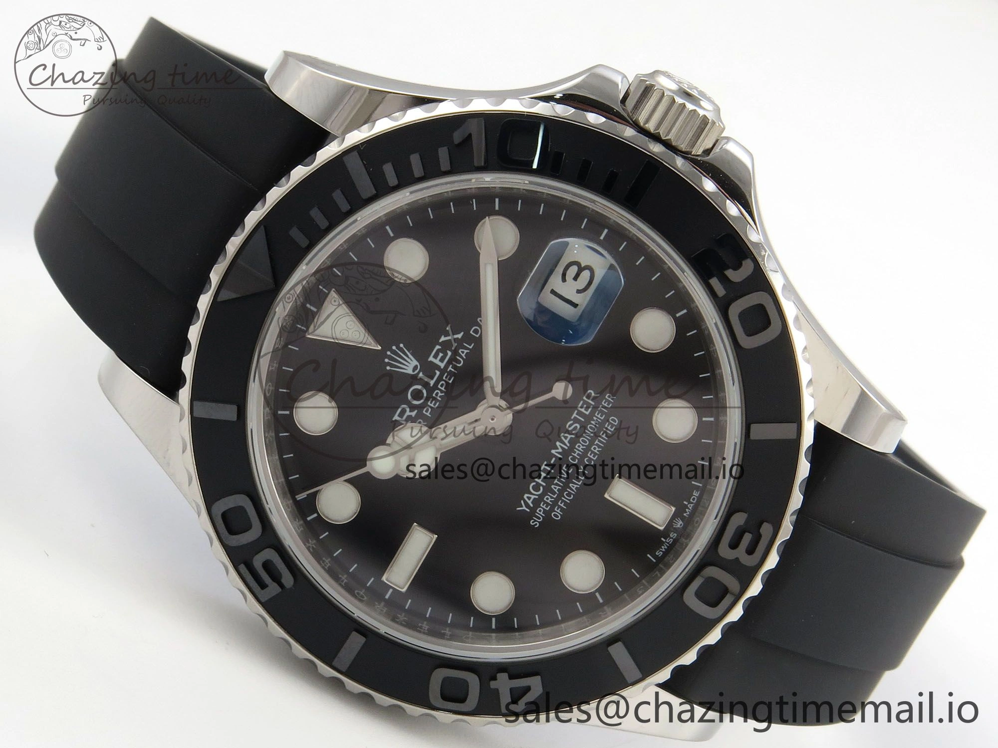Yacht-Master 42mm 226659 RSF Best Edition Black Dial on Oysterflex Strap A Premium 33