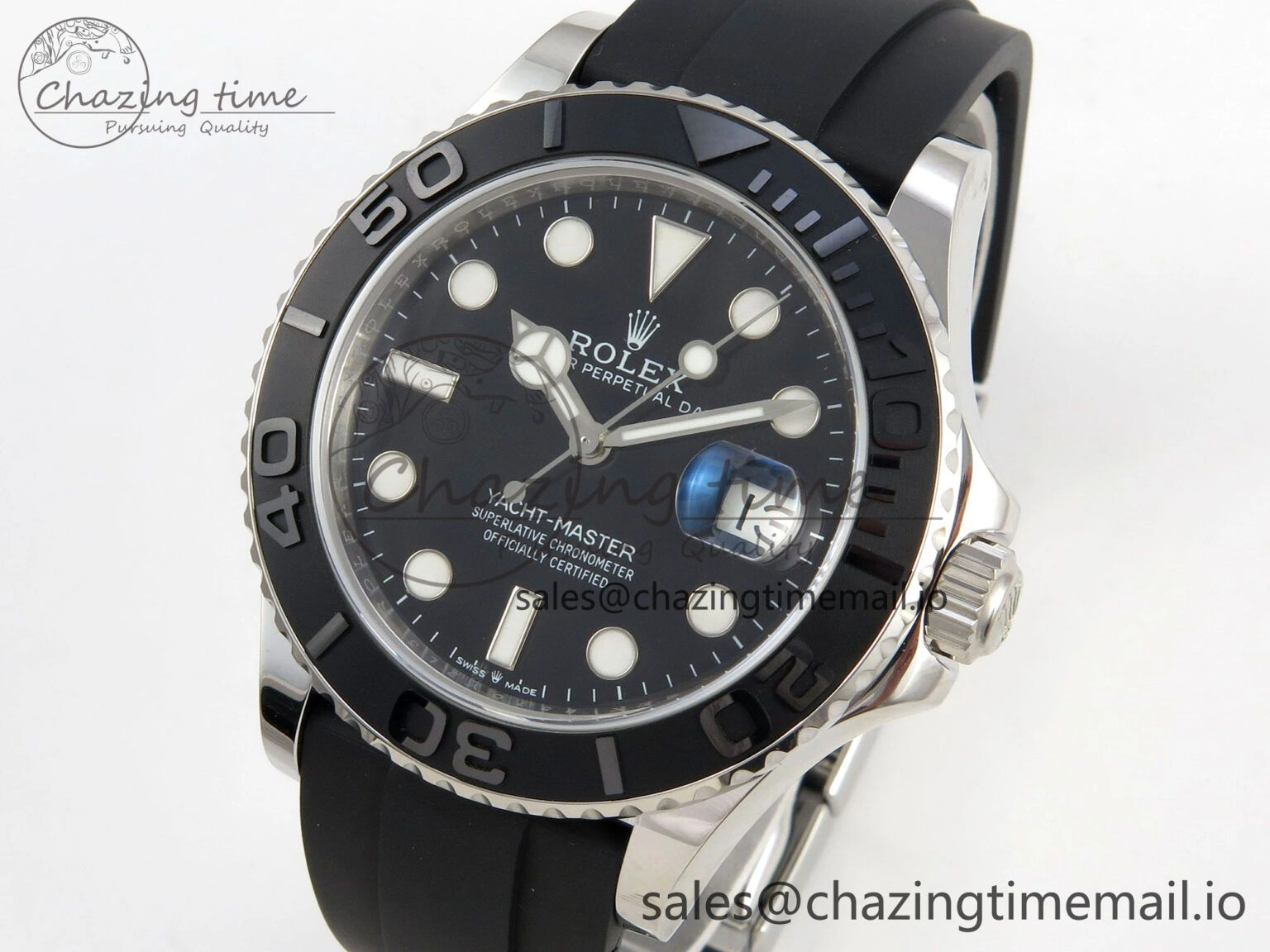 Yacht-Master 42mm 226659 RSF Best Edition Black Dial on Oysterflex Strap A Premium 33