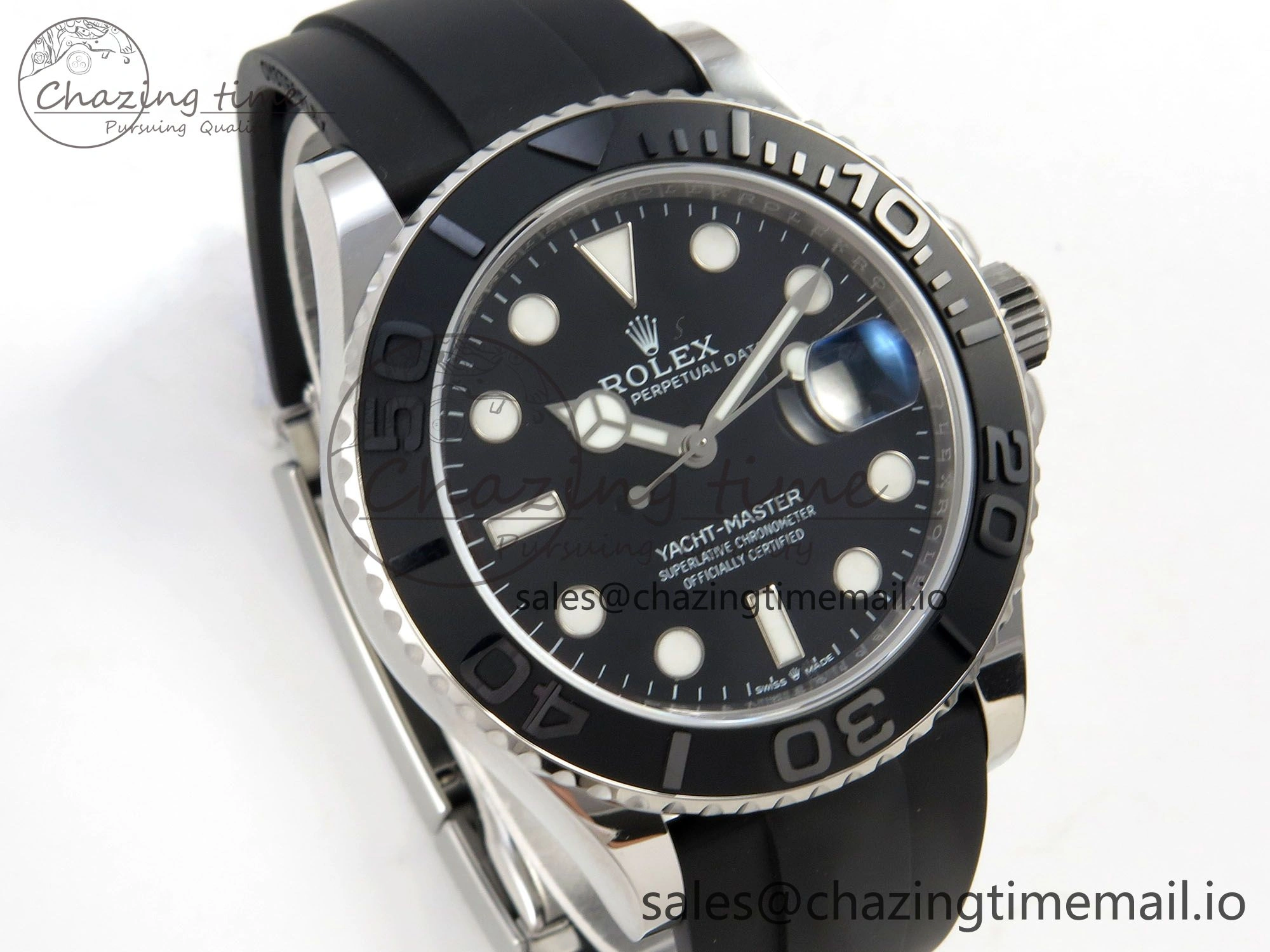 Yacht-Master 42mm 226659 RSF Best Edition Black Dial on Oysterflex Strap A Premium 33