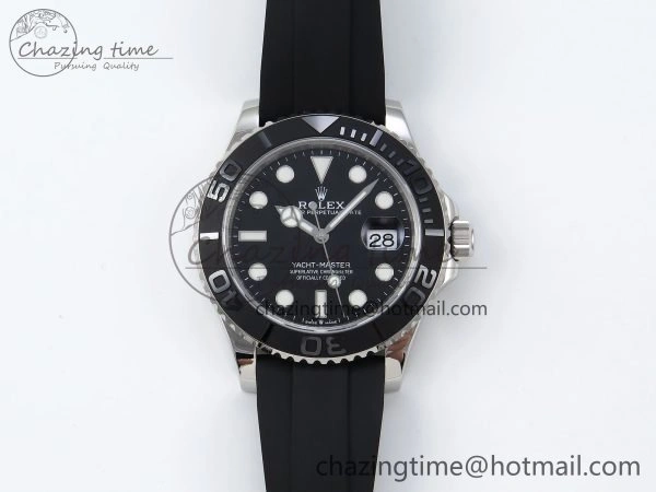 Yacht-Master 42mm 226659 TEDF 1:1 Best Edition 3D Black Ceramic Bezel on Oysterflex Strap VS3235 (Gain Weight) Trendy 1675