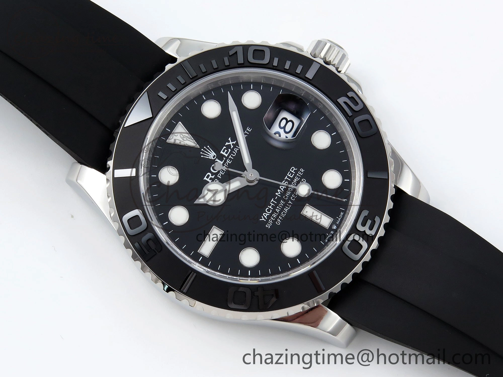 Yacht-Master 42mm 226659 TEDF 1:1 Best Edition 3D Black Ceramic Bezel on Oysterflex Strap VS3235 (Gain Weight) Trendy 1675
