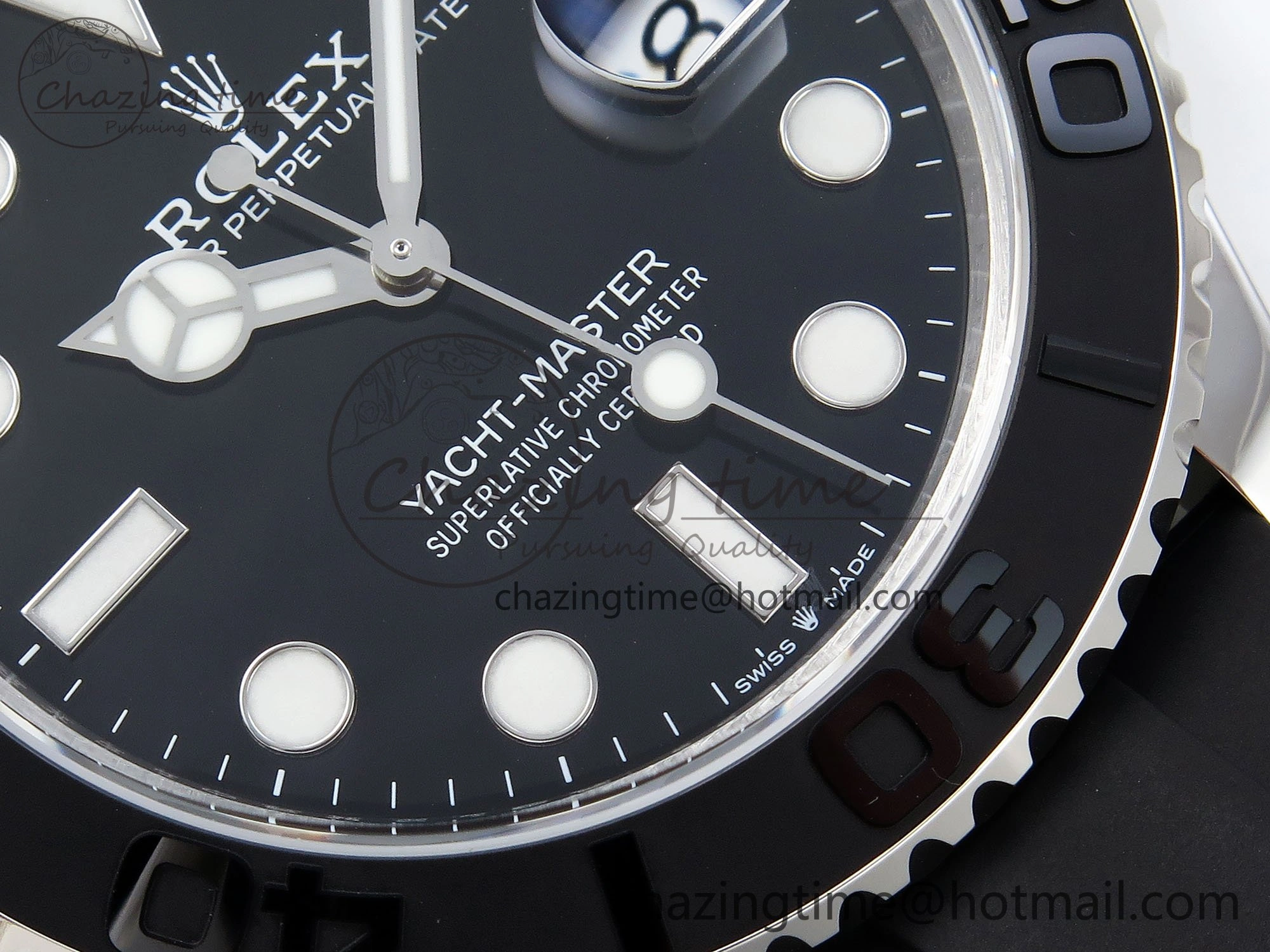 Yacht-Master 42mm 226659 TEDF 1:1 Best Edition 3D Black Ceramic Bezel on Oysterflex Strap VS3235 (Gain Weight) Trendy 1675
