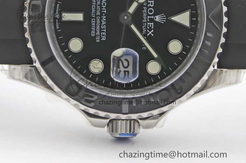 Yacht-Master 42mm 226659 TWA 1:1 Best Edition 3D Black Ceramic Bezel on Oysterflex Strap VR Unisex 2085