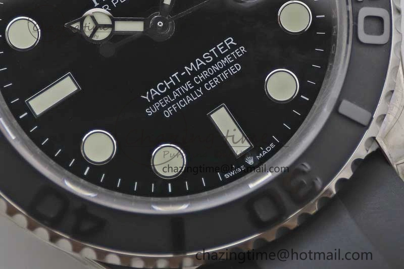 Yacht-Master 42mm 226659 TWA 1:1 Best Edition 3D Black Ceramic Bezel on Oysterflex Strap VR Unisex 2085