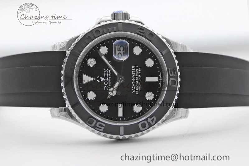 Yacht-Master 42mm 226659 TWA 1:1 Best Edition 3D Black Ceramic Bezel on Oysterflex Strap VR Unisex 2085