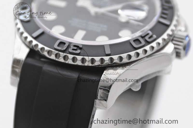 Yacht-Master 42mm 226659 TWA 1:1 Best Edition 3D Black Ceramic Bezel on Oysterflex Strap VR Unisex 2085