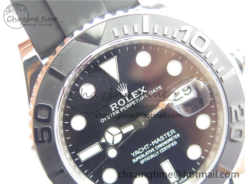 Yacht-Master 42mm 226659 VSF 1:1 Best Edition 3D Black Ceramic Bezel on Black Rubber Strap VS Versatile 2878