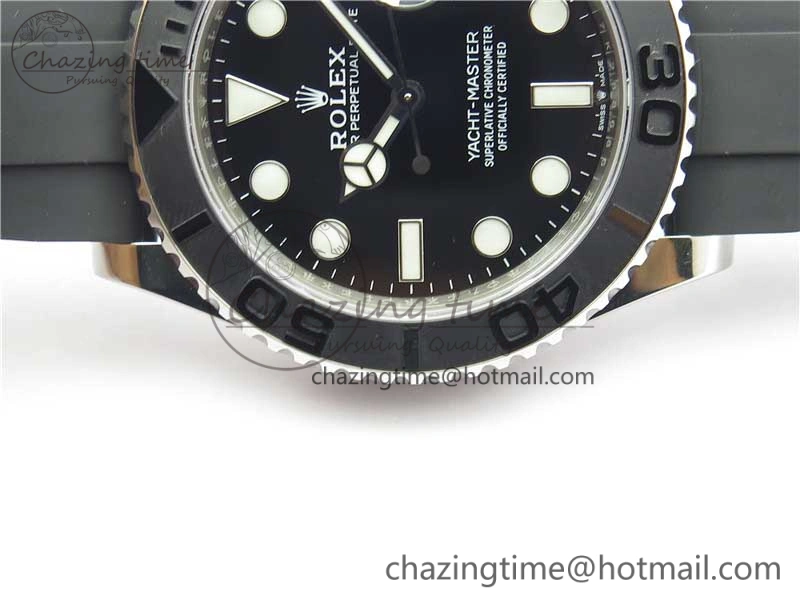 Yacht-Master 42mm 226659 VSF 1:1 Best Edition 3D Black Ceramic Bezel on Black Rubber Strap VS Versatile 2878