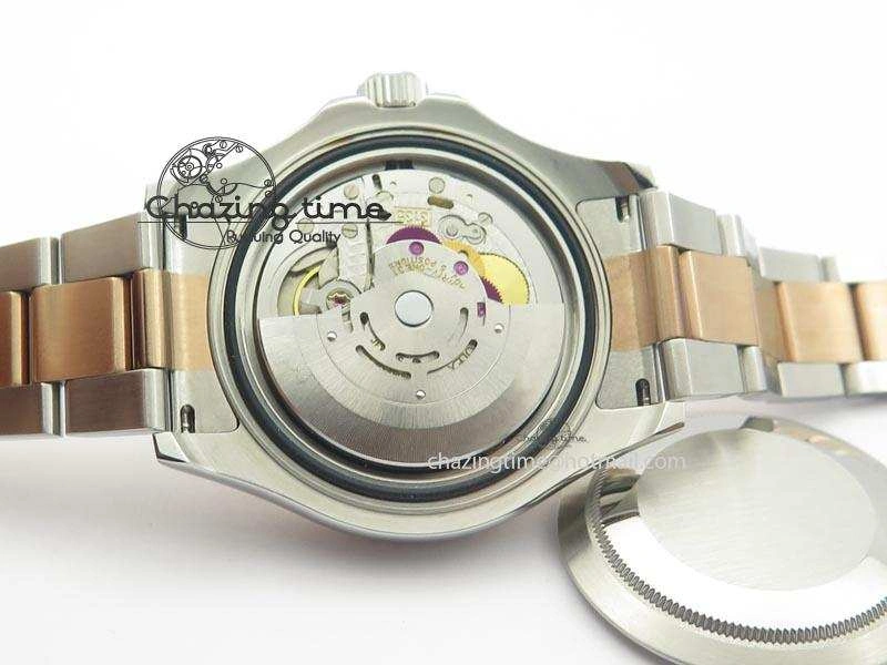 Yacht-Master BP Maker 116621 RG Bezel Brown Dial On SS Bracelet A FashionForward 3865