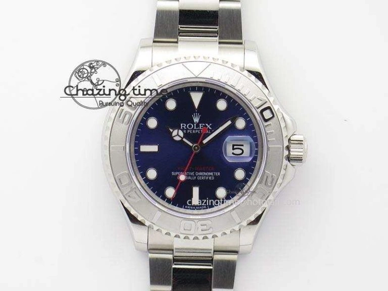 Yacht-Master BP Maker 16622 Blue Dial On SS Bracelet A Unisex 3866