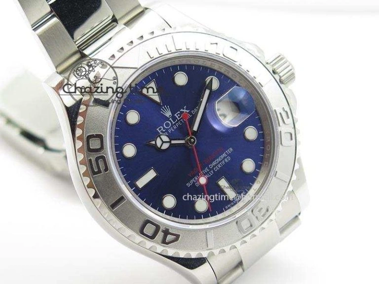 Yacht-Master BP Maker 16622 Blue Dial On SS Bracelet A Unisex 3866