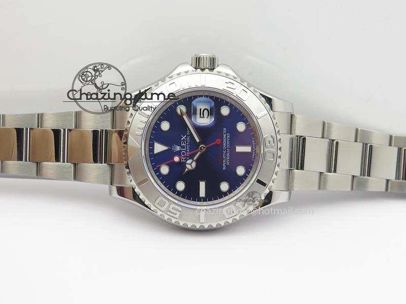 Yacht-Master BP Maker 16622 Blue Dial On SS Bracelet A Unisex 3866
