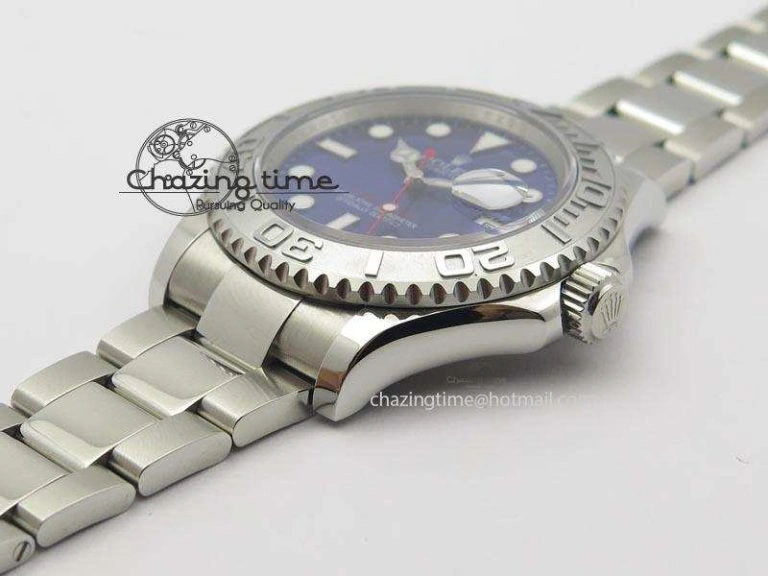 Yacht-Master BP Maker 16622 Blue Dial On SS Bracelet A Unisex 3866