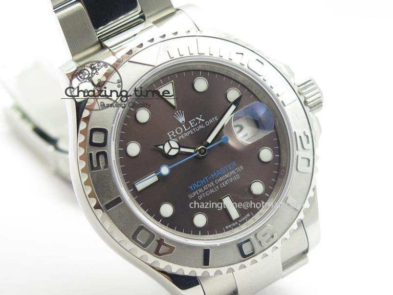 Effortless Yacht-Master BP Maker 16622 Grey Dial On SS Bracelet A 3869