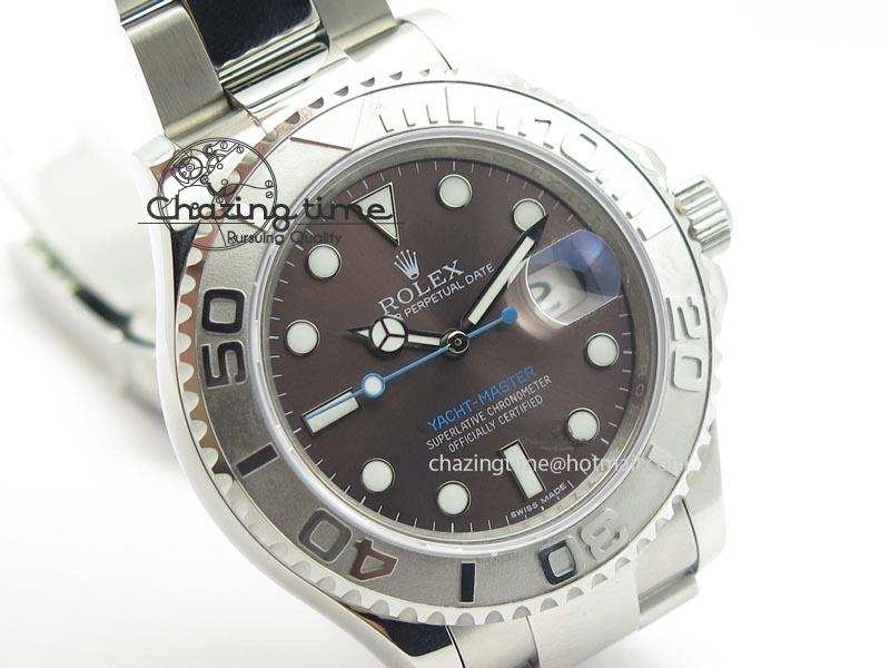 Effortless Yacht-Master BP Maker 16622 Grey Dial On SS Bracelet A 3869