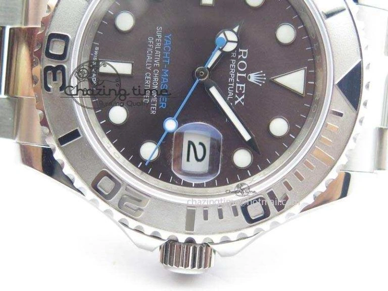 Effortless Yacht-Master BP Maker 16622 Grey Dial On SS Bracelet A 3869