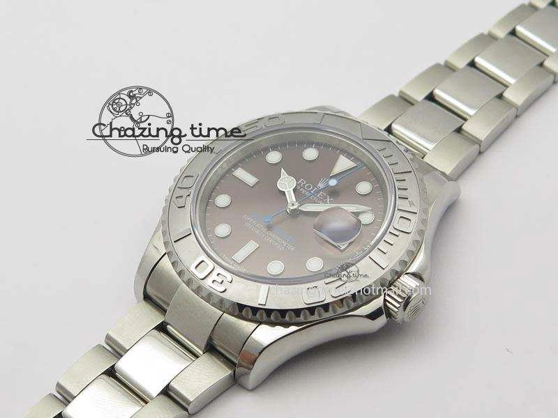 Effortless Yacht-Master BP Maker 16622 Grey Dial On SS Bracelet A 3869