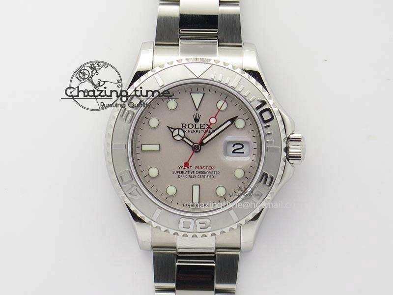HighQuality Yacht-Master BP Maker 16622 Silver Dial On SS Bracelet A 3868
