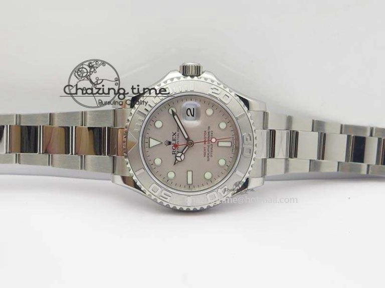 HighQuality Yacht-Master BP Maker 16622 Silver Dial On SS Bracelet A 3868