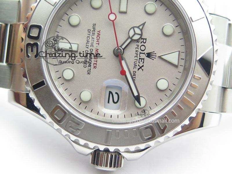 HighQuality Yacht-Master BP Maker 16622 Silver Dial On SS Bracelet A 3868