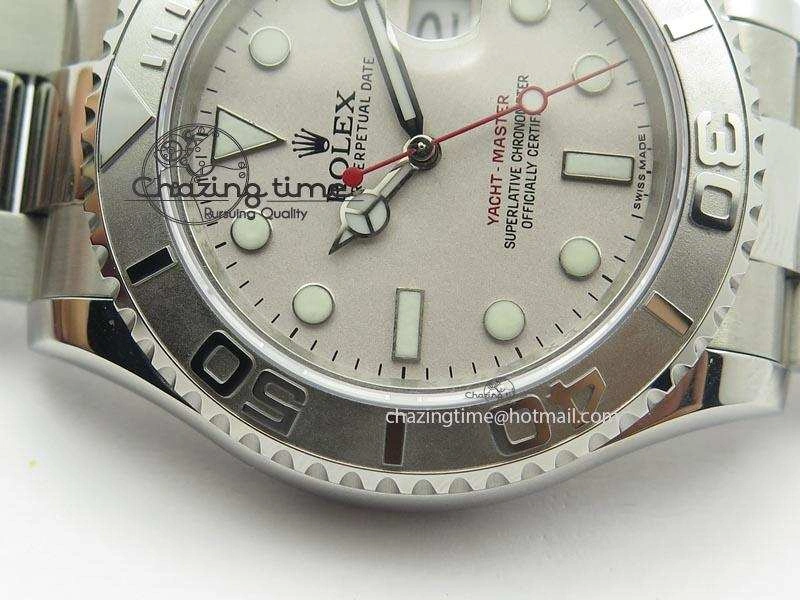 HighQuality Yacht-Master BP Maker 16622 Silver Dial On SS Bracelet A 3868