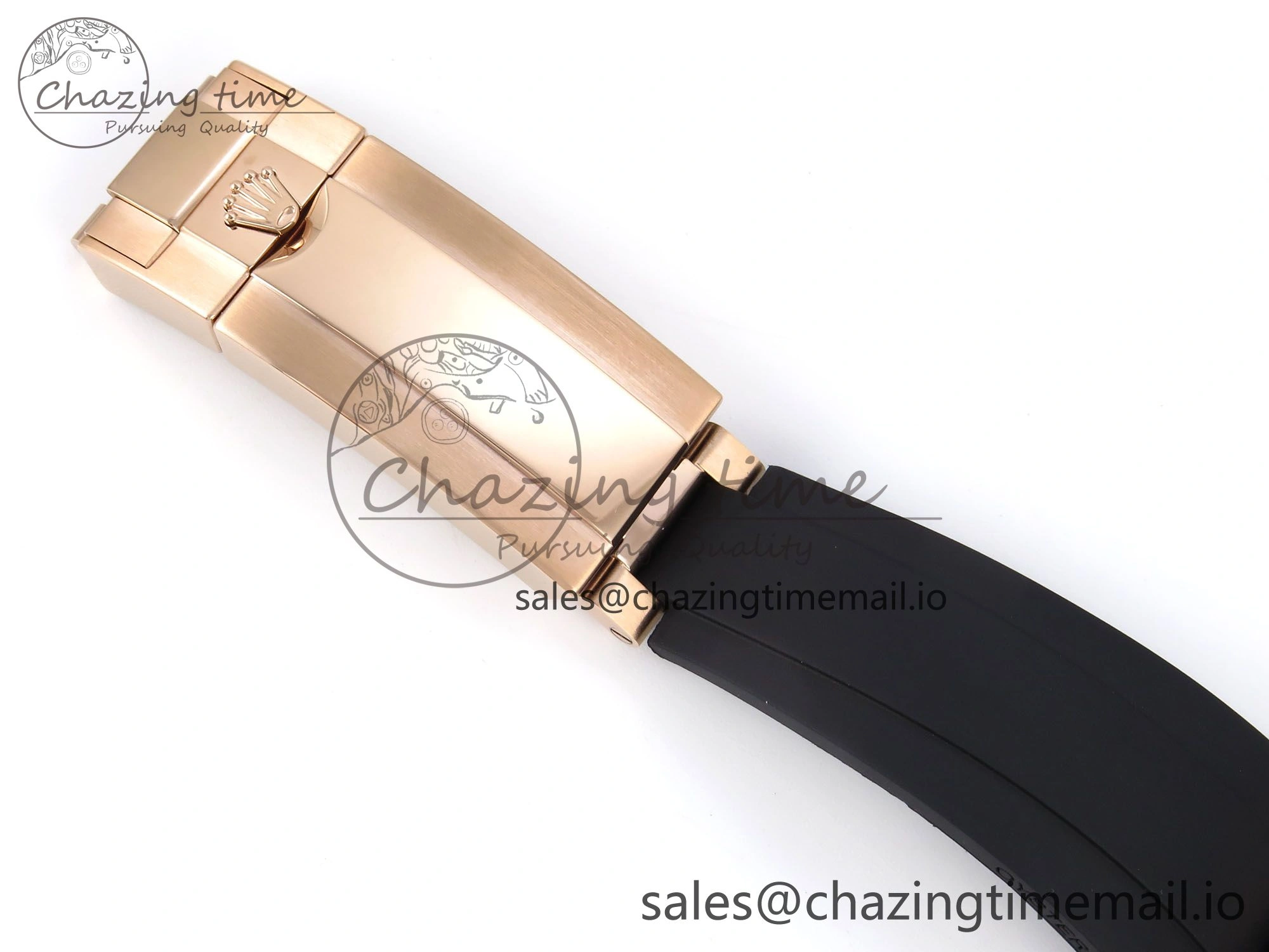 Reliable Yacht-Master RG 126655 QF+ 1:1 Best Edition Black Dial on Oysterflex Strap VR 949