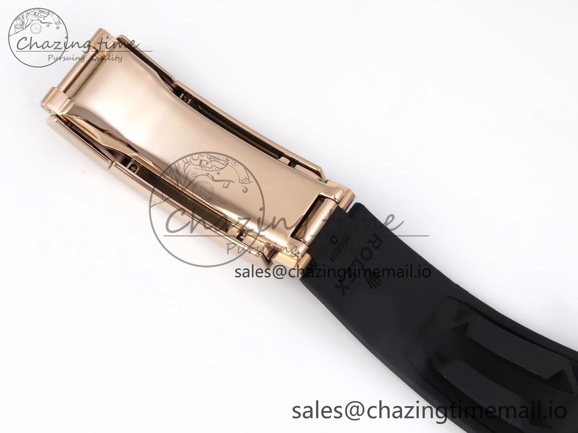 Reliable Yacht-Master RG 126655 QF+ 1:1 Best Edition Black Dial on Oysterflex Strap VR 949