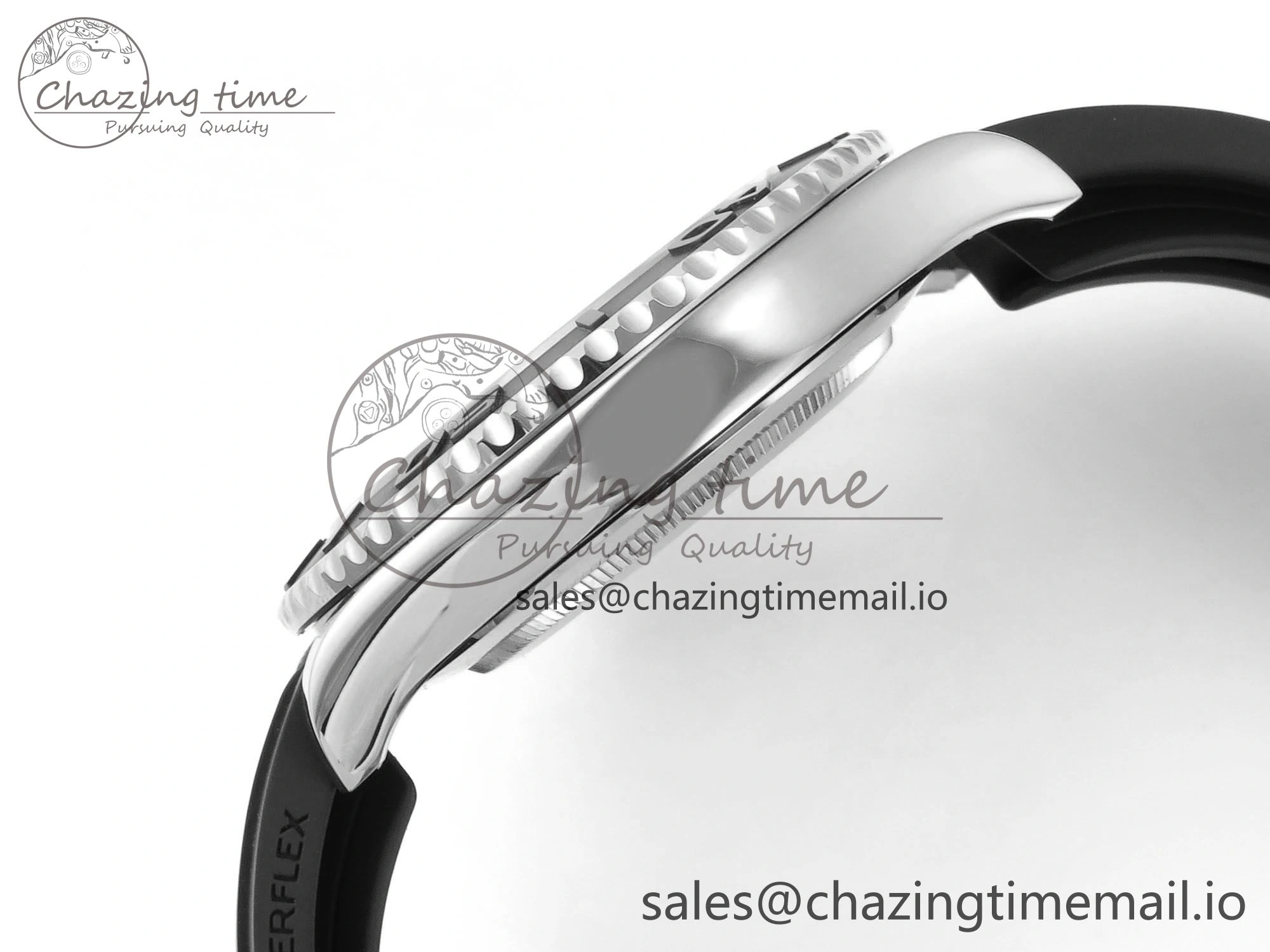 Contemporary Yacht-Master SS 226659 QF+ 1:1 Best Edition Black Dial on Oysterflex Strap VR 650