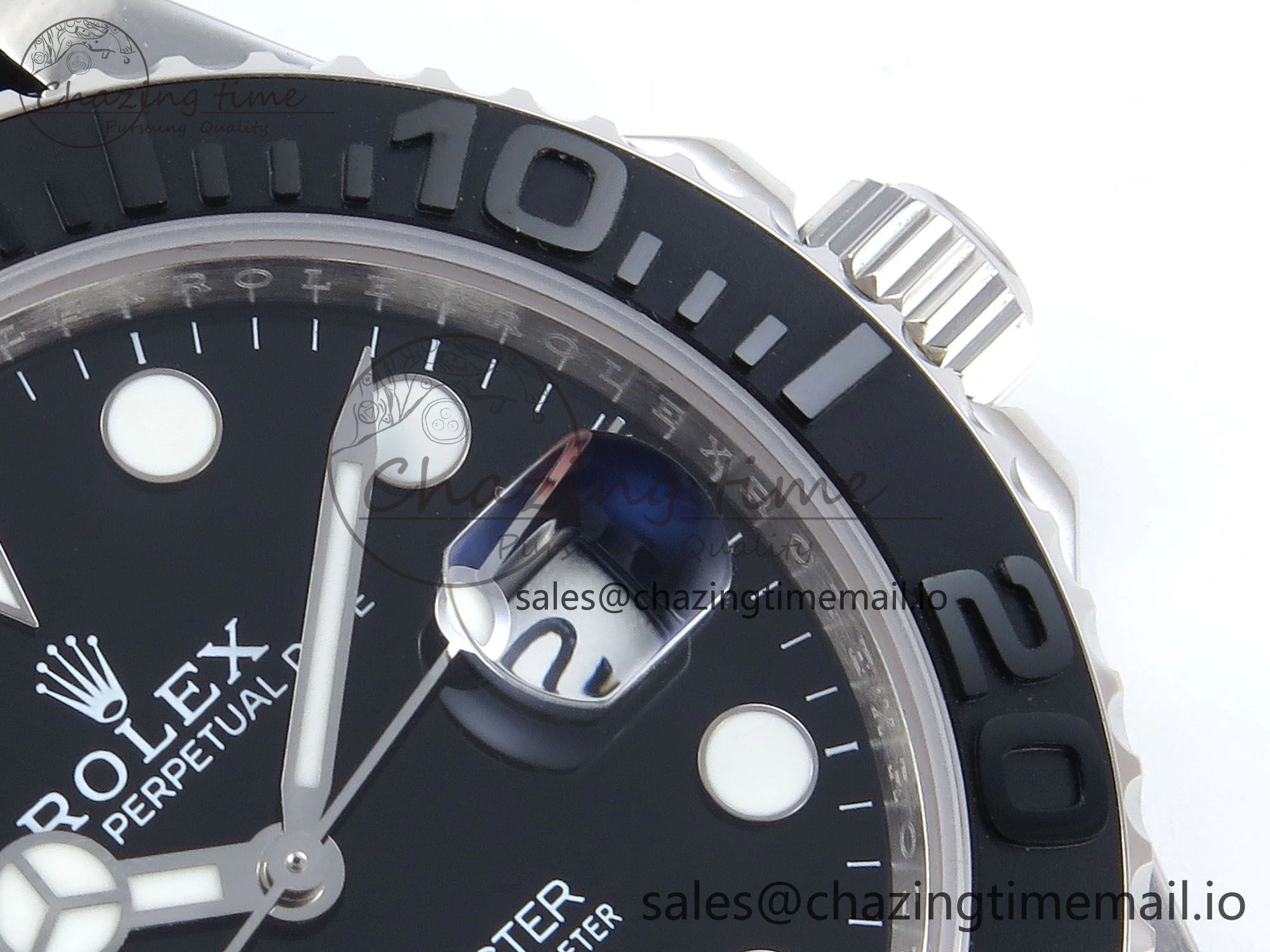 Contemporary Yacht-Master SS 226659 QF+ 1:1 Best Edition Black Dial on Oysterflex Strap VR 650