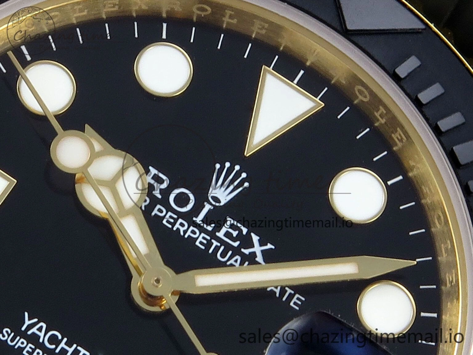 Casual Yacht-Master YG 226658 QF+ 1:1 Best Edition Black Dial on Oysterflex Strap VR 651
