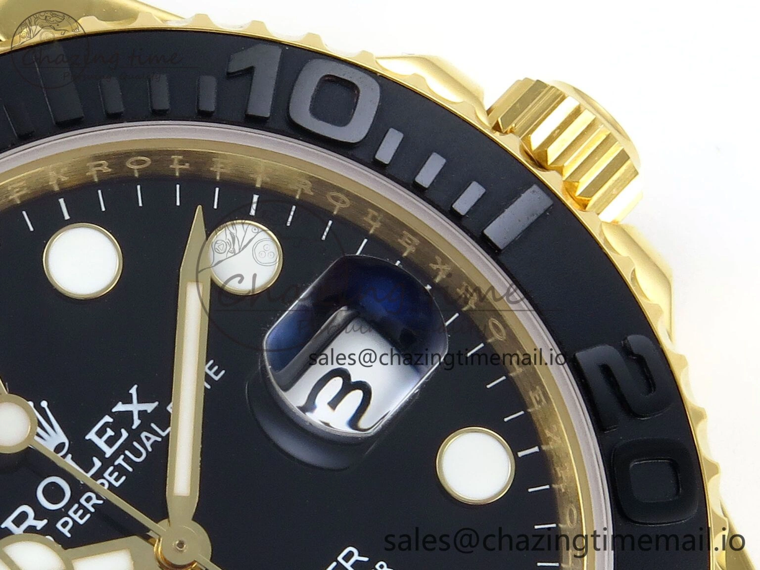 Casual Yacht-Master YG 226658 QF+ 1:1 Best Edition Black Dial on Oysterflex Strap VR 651