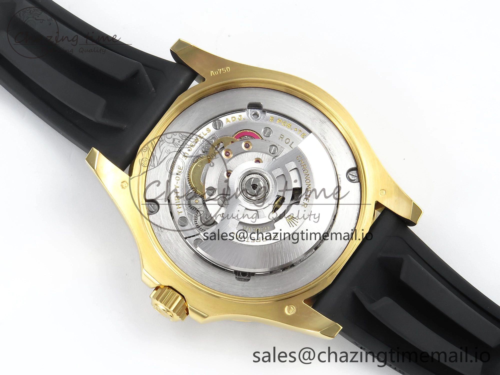 Casual Yacht-Master YG 226658 QF+ 1:1 Best Edition Black Dial on Oysterflex Strap VR 651